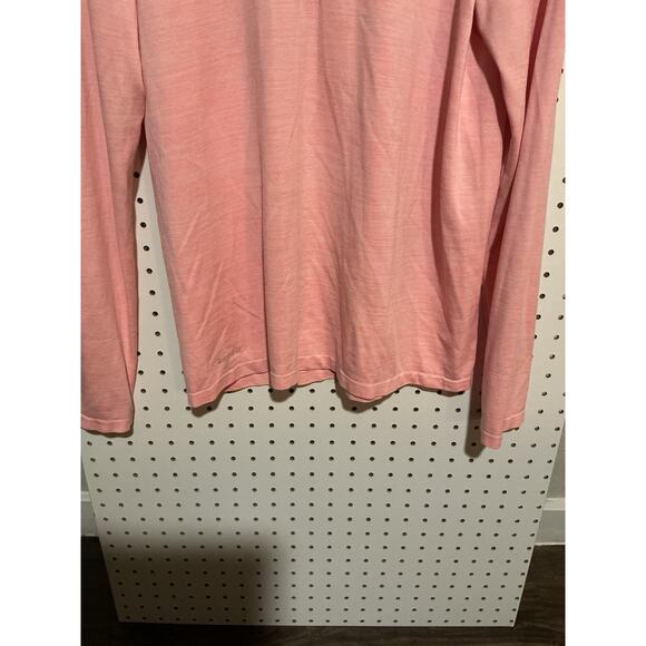 Nike Golf Womens Active Dri 1/4 Zip Top Salmon Medium Running Used - Picture 3 of 5